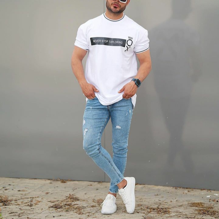شلوار جین آبی Image 2